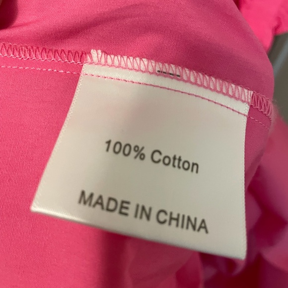 NWOT o.p.t. Elegant Pink Maxi Dress with Ruffle Straps - Picture 11 of 11